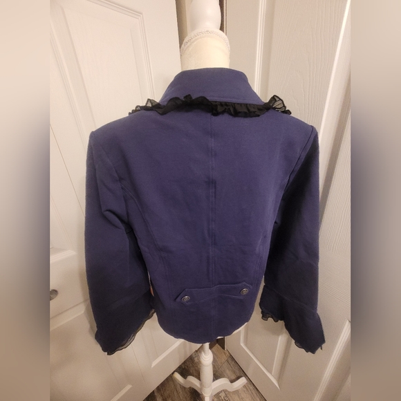 NWT 2OH Threads Two Old Hippies Navy Jacket Size Large - Picture 2 of 4